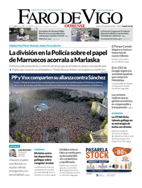 Cover of Faro de Vigo (Ourense)