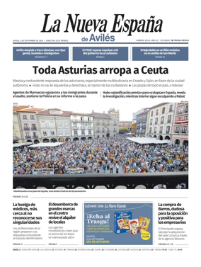 Cover of La Nueva Espana (Aviles)