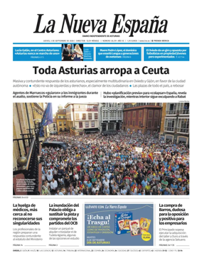 Cover of La Nueva Espana (Oviedo)