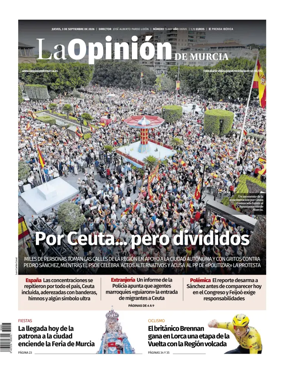 Cover of La Opinion de Murcia