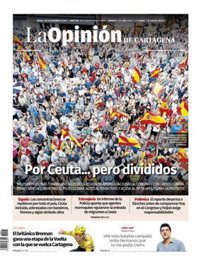 Cover of La Opinion de Murcia (Cartagena)