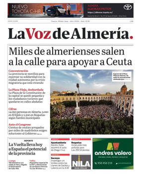 Cover of La Voz de Almeria