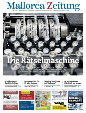 Cover of Mallorca Zeitung