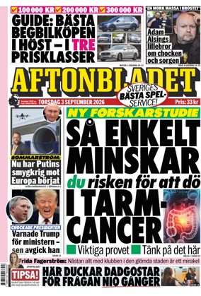 Cover of Aftonbladet