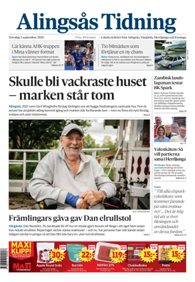 Cover of Alingsas Tidning