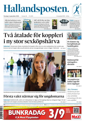 Cover of Hallandsposten