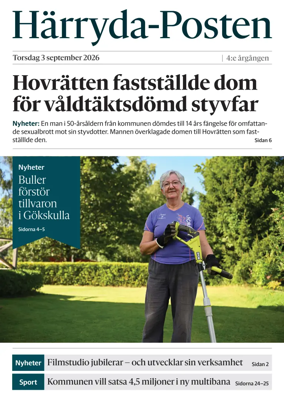 Cover of Harryda-Posten