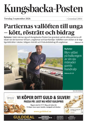 Cover of Kungsbacka-Posten