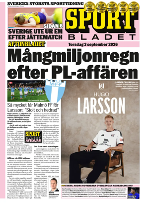 Cover of Sportbladet