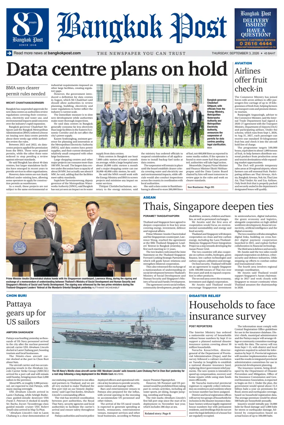 Cover of Bangkok Post