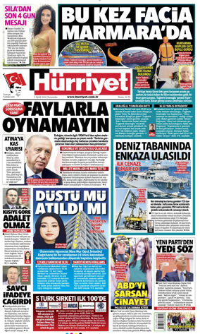 Cover of Hurriyet