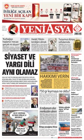 Cover of Yeni Asya