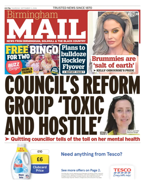 Cover of Birmingham Mail