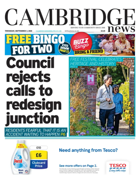 Cover of Cambridge News