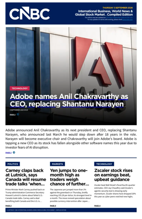Cover of CNBC