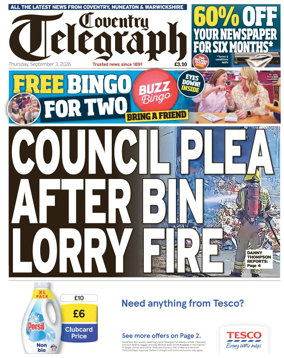 Cover of Coventry Telegraph