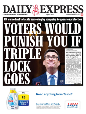 Cover of Daily Express