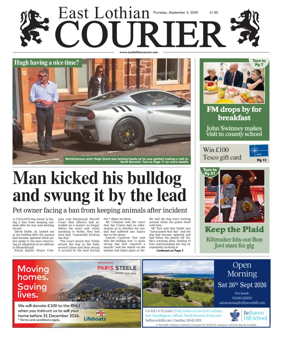 Cover of East Lothian Courier