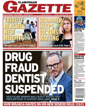 Cover of Glamorgan Gazette