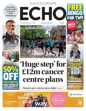 Cover of Gloucestershire Echo