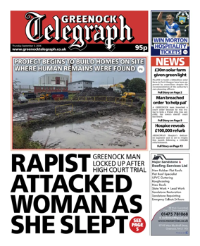 Cover of Greenock Telegraph