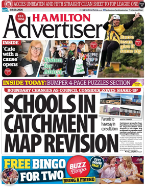 Cover of Hamilton Advertiser