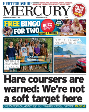 Cover of Hertfordshire Mercury