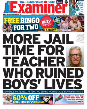 Cover of Huddersfield Daily Examiner
