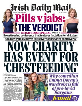Cover of Irish Daily Mail