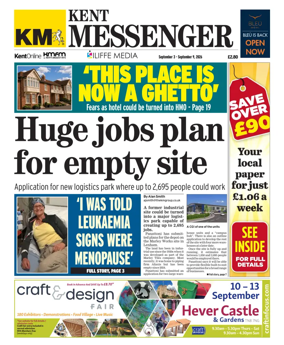 Cover of Kent Messenger Maidstone