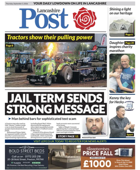 Cover of Lancashire Evening Post
