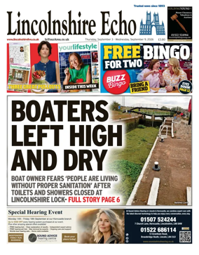 Cover of Lincolnshire Echo