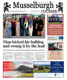Cover of Musselburgh Courier