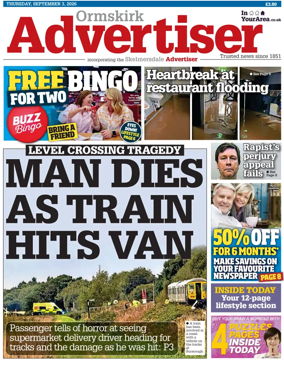 Cover of Ormskirk Advertiser