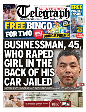 Cover of Scunthorpe Telegraph
