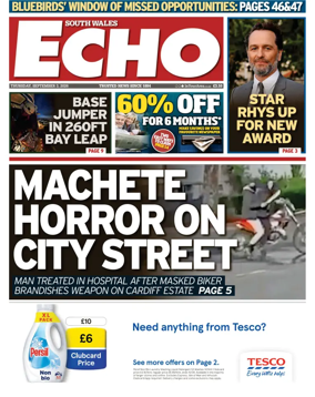 Cover of South Wales Echo