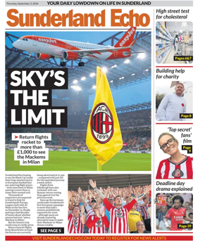 Cover of Sunderland Echo