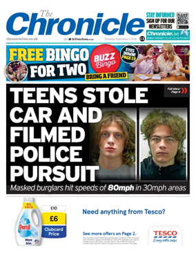 Cover of The Chronicle (South Tyneside and Durham)