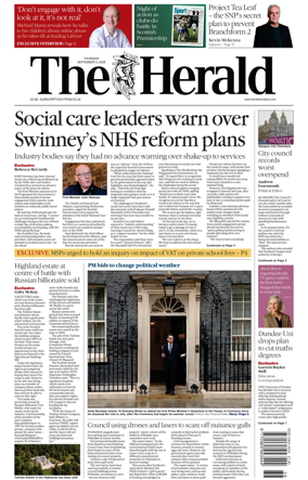Cover of The Herald (Scotland)
