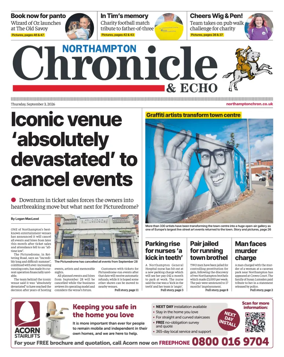 Cover of The Northampton Chronicle and Echo