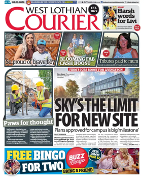 Cover of West Lothian Courier