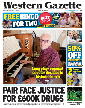 Cover of Western Gazette