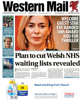 Cover of Western Mail