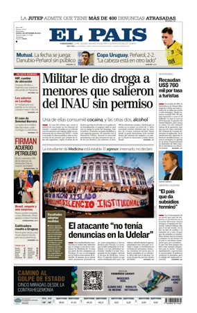 Cover of El Pais (Uruguay)