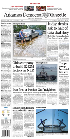 Cover of Arkansas Democrat-Gazette