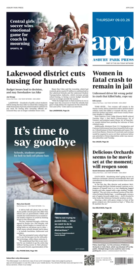 Cover of Asbury Park Press