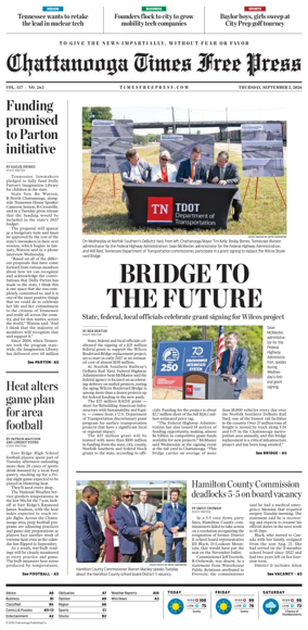 Cover of Chattanooga Times Free Press