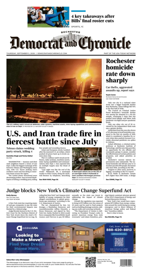 Cover of Democrat and Chronicle