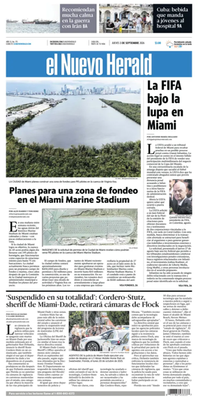 Cover of El Nuevo Herald