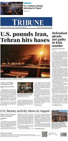 Cover of Great Falls Tribune